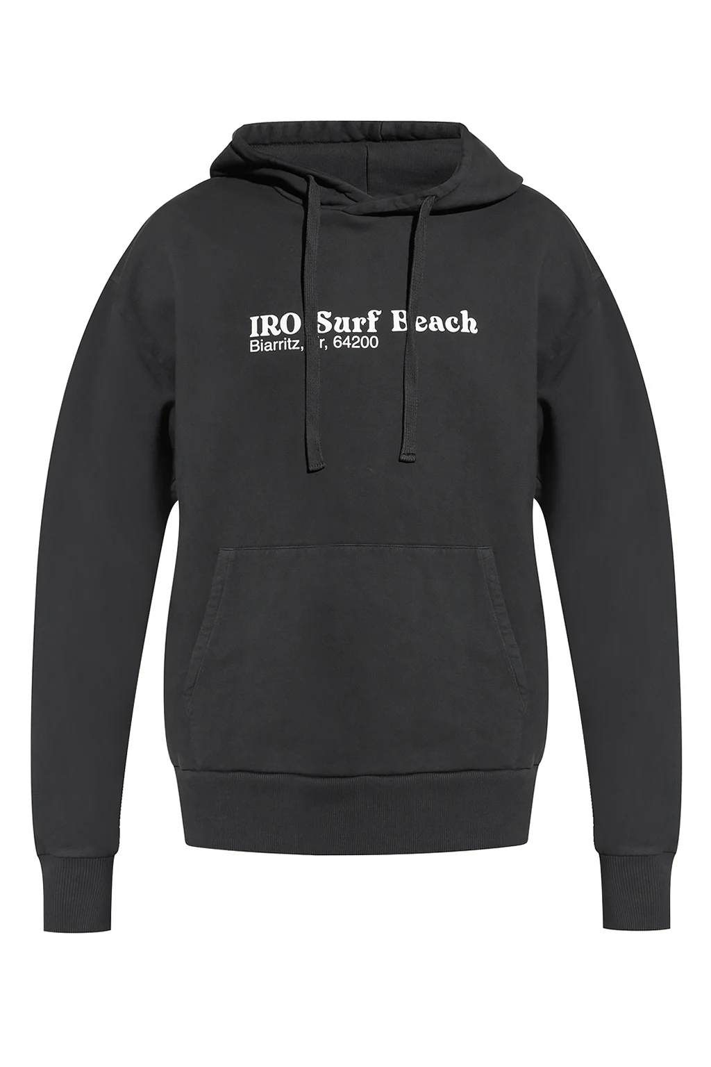 GREY Logo-printed hoodie