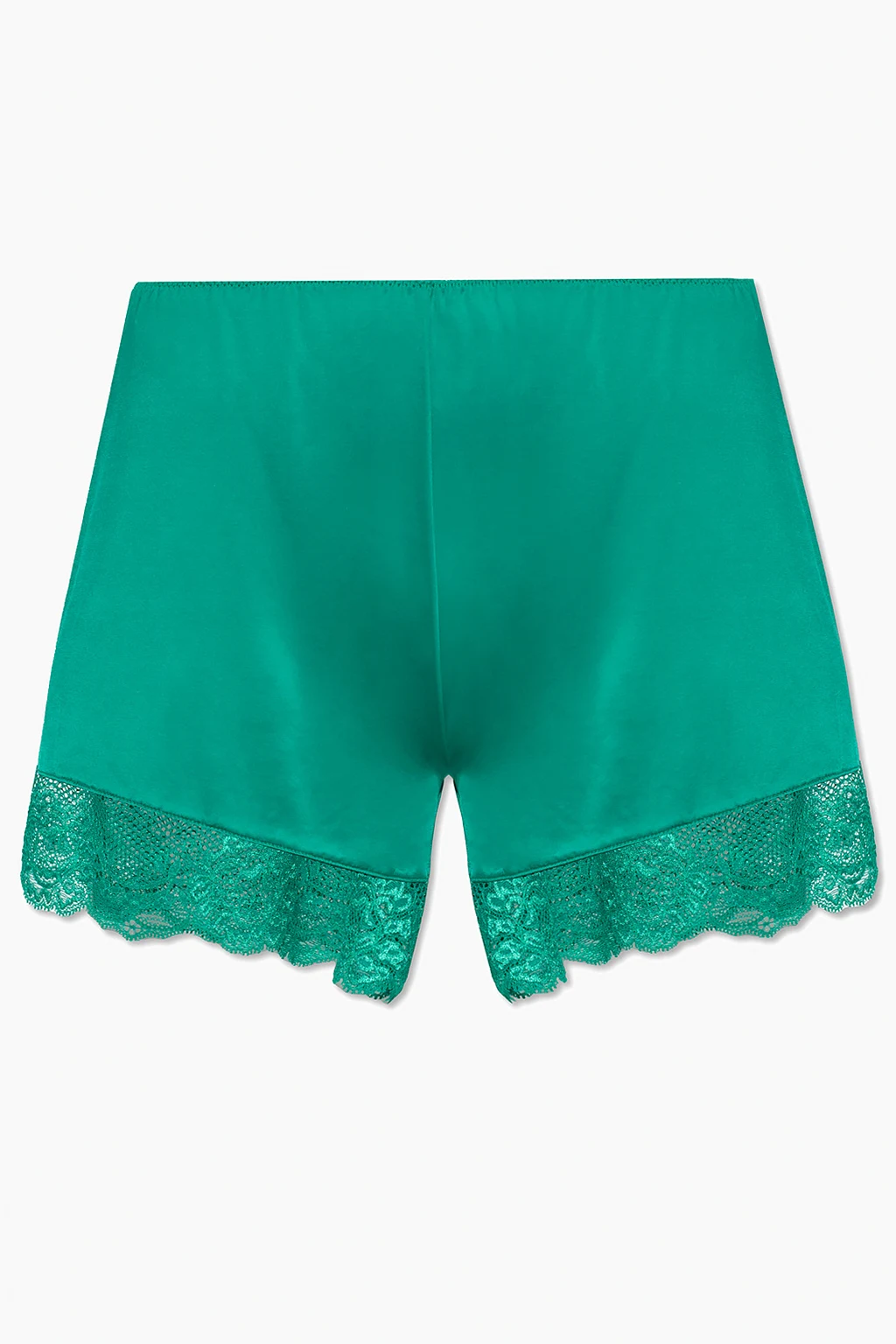GREEN ‘Lovis’ satin shorts