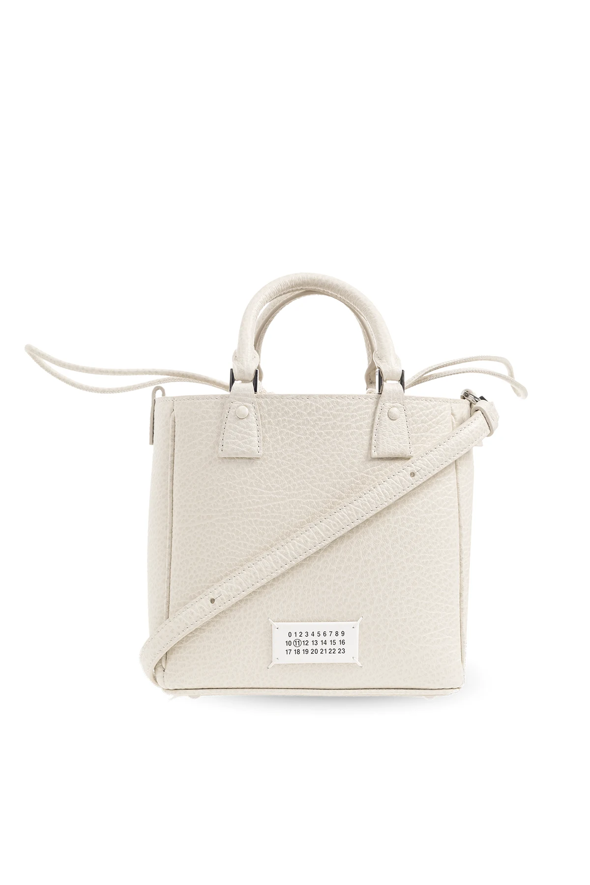 cream ‘5AC’ shopper bag