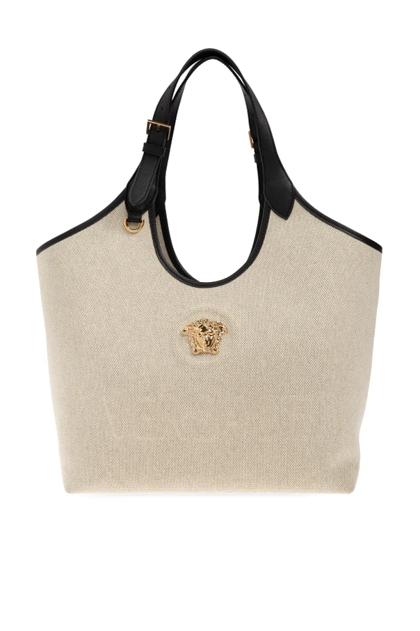 beżowy Torba `La Medusa` typu `shopper`