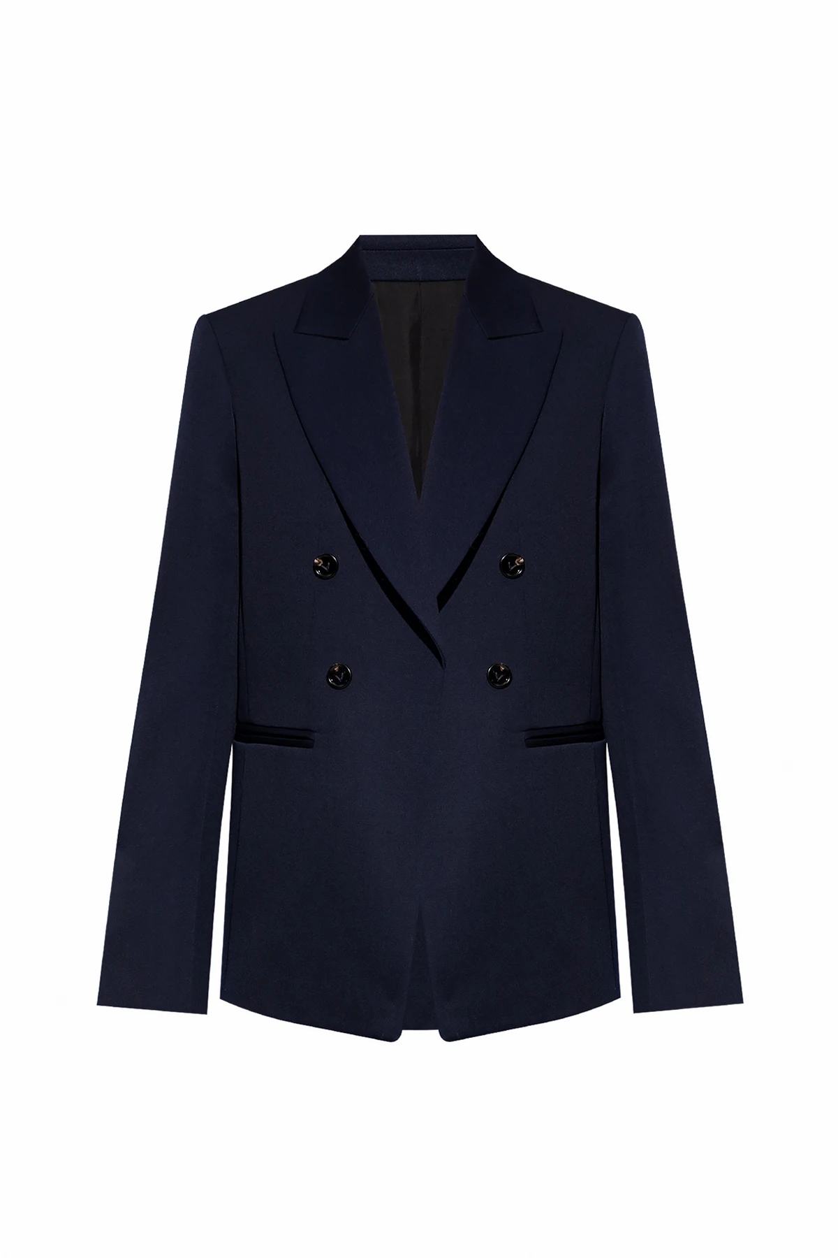 NAVY BLUE Blazer with peak lapels