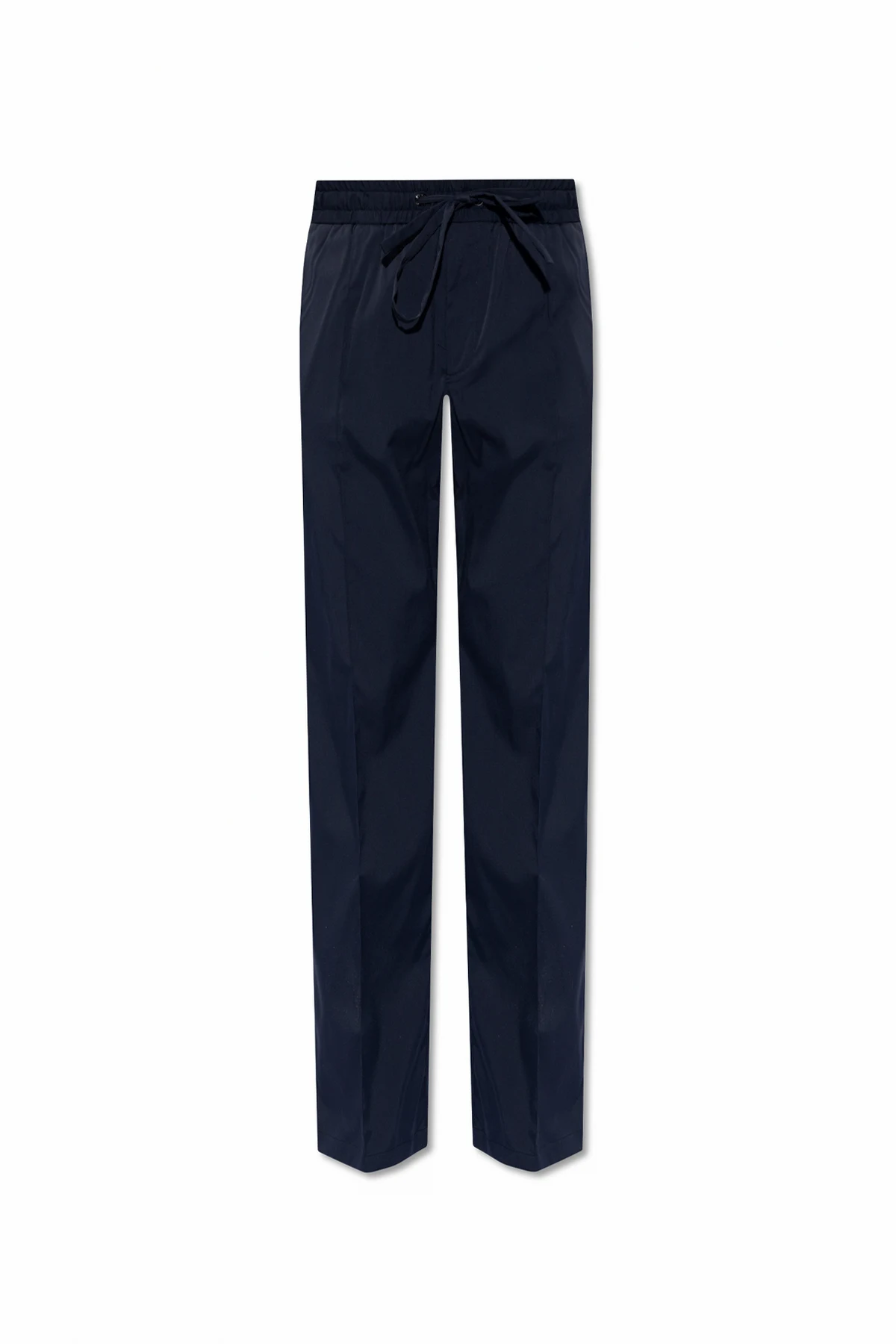 NAVY BLUE Trousers with straight legs