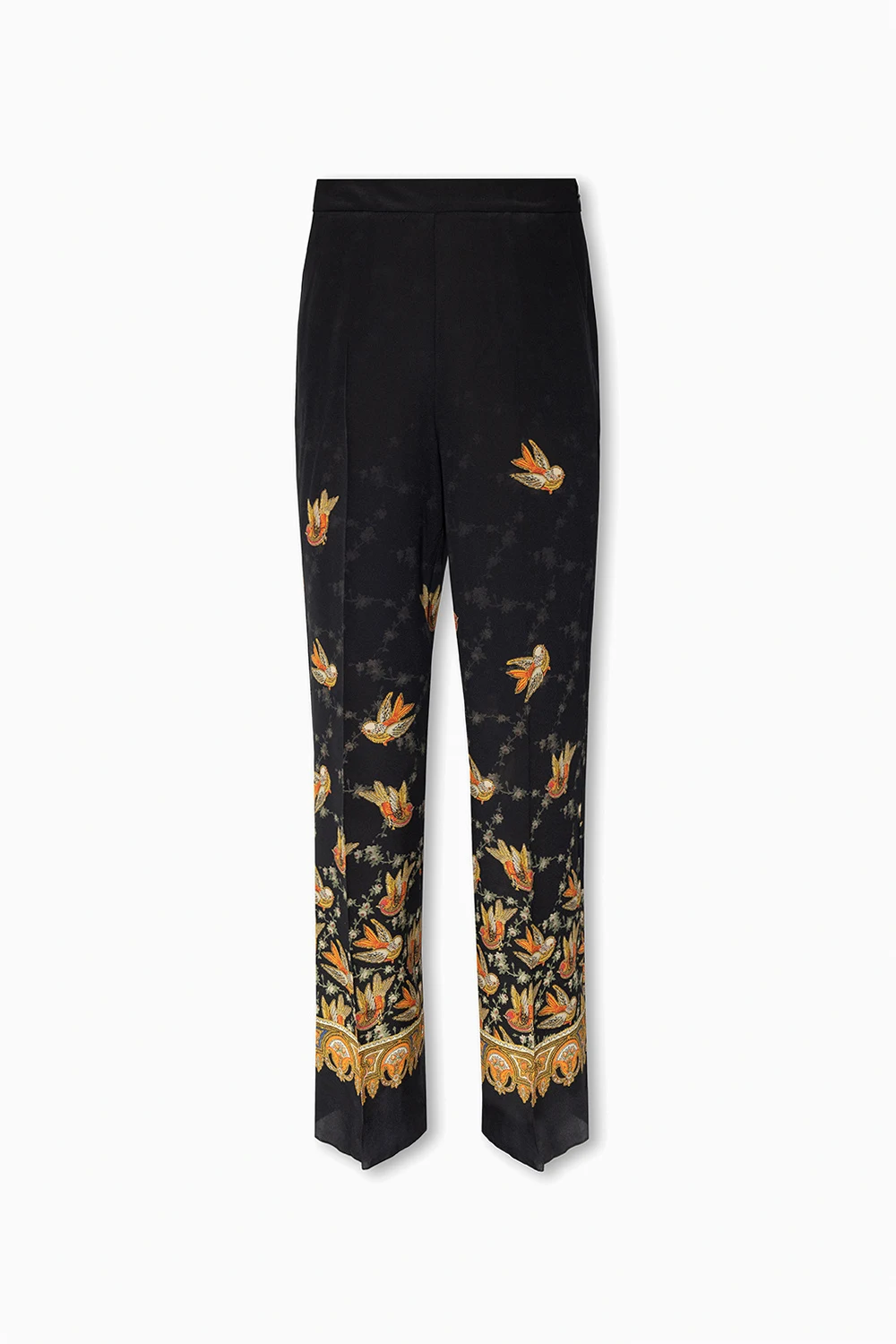 Silk trousers