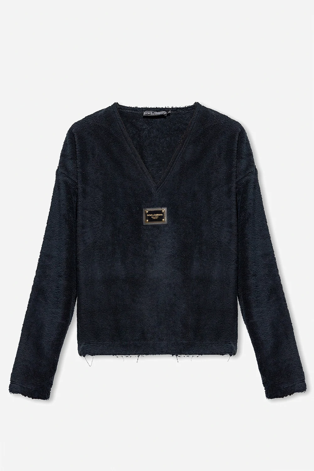 BLACK Terry sweatshirt