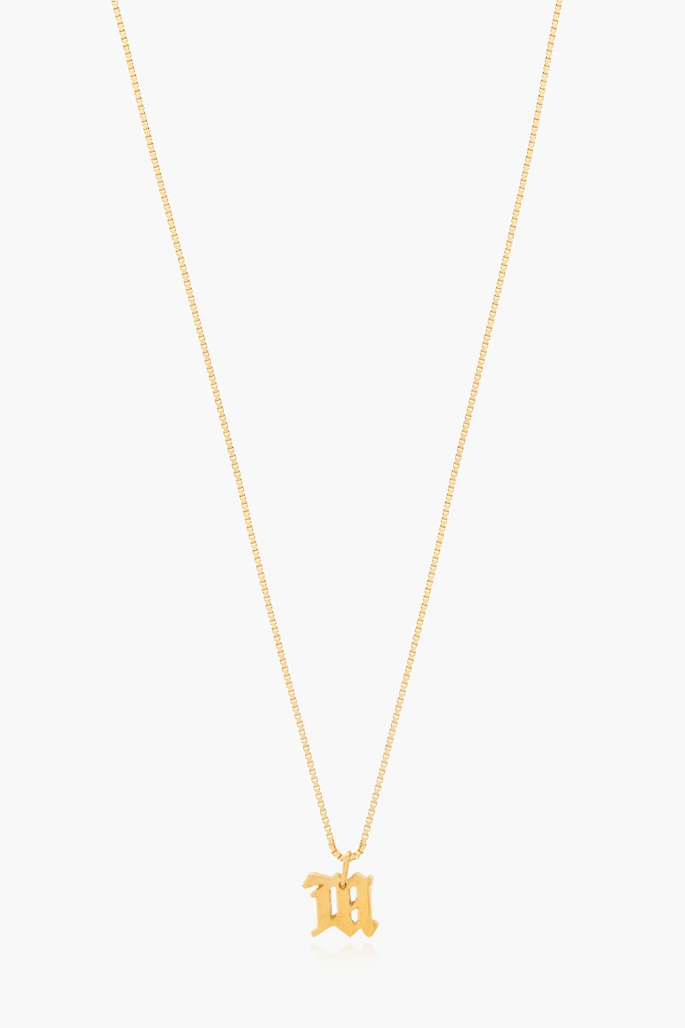 GOLD Gold necklace with monogram