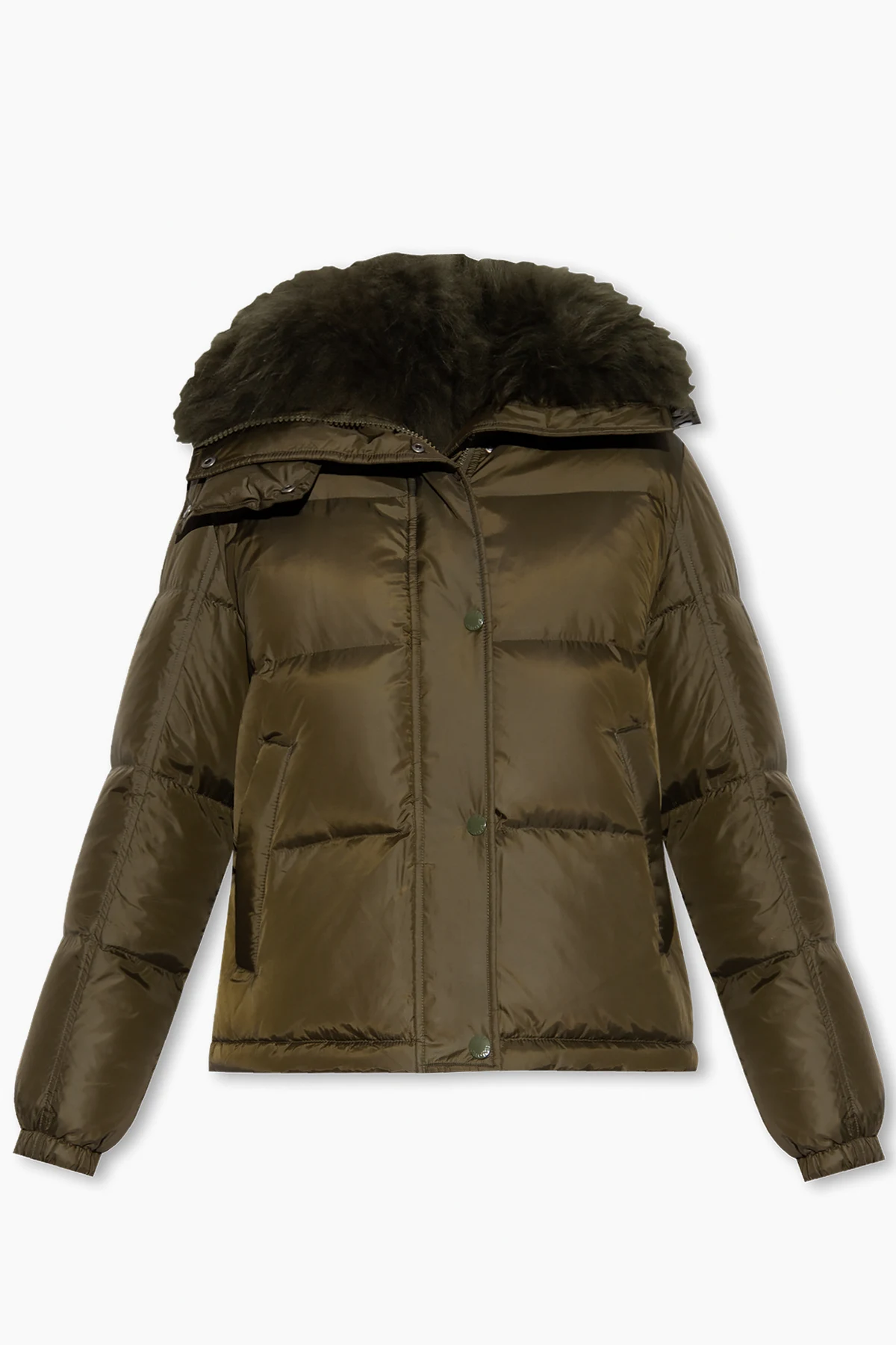 Hooded down jacket