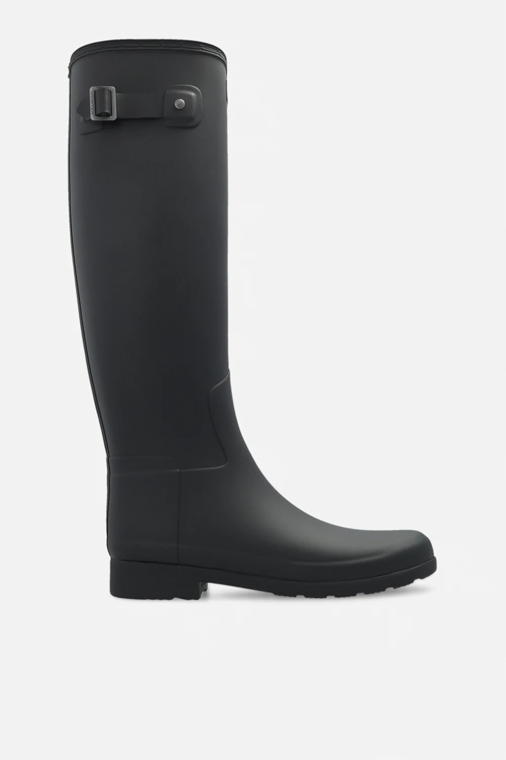 BLACK ‘Refined Tall Wellington’ rain boots