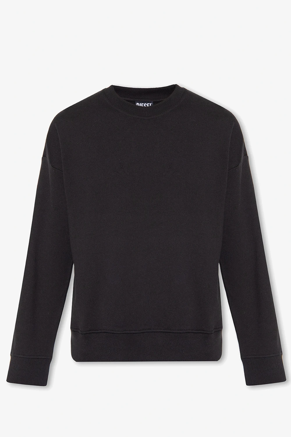 BLACK ‘S-ROB-MEGOVAL’ sweatshirt with logo