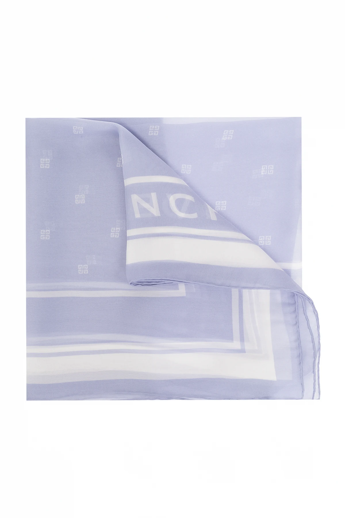 Silk scarf with logo