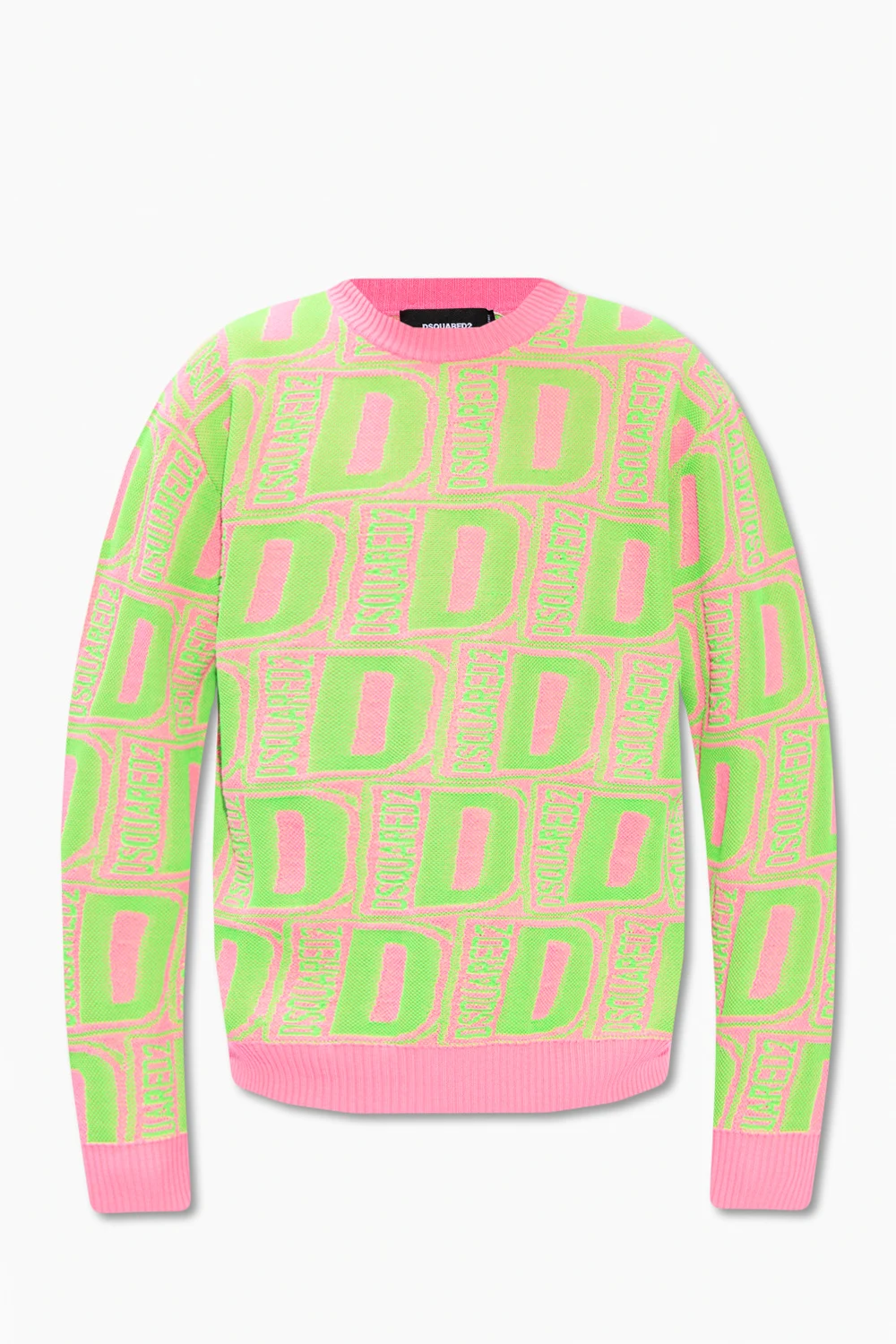 GREEN Sweater with logo