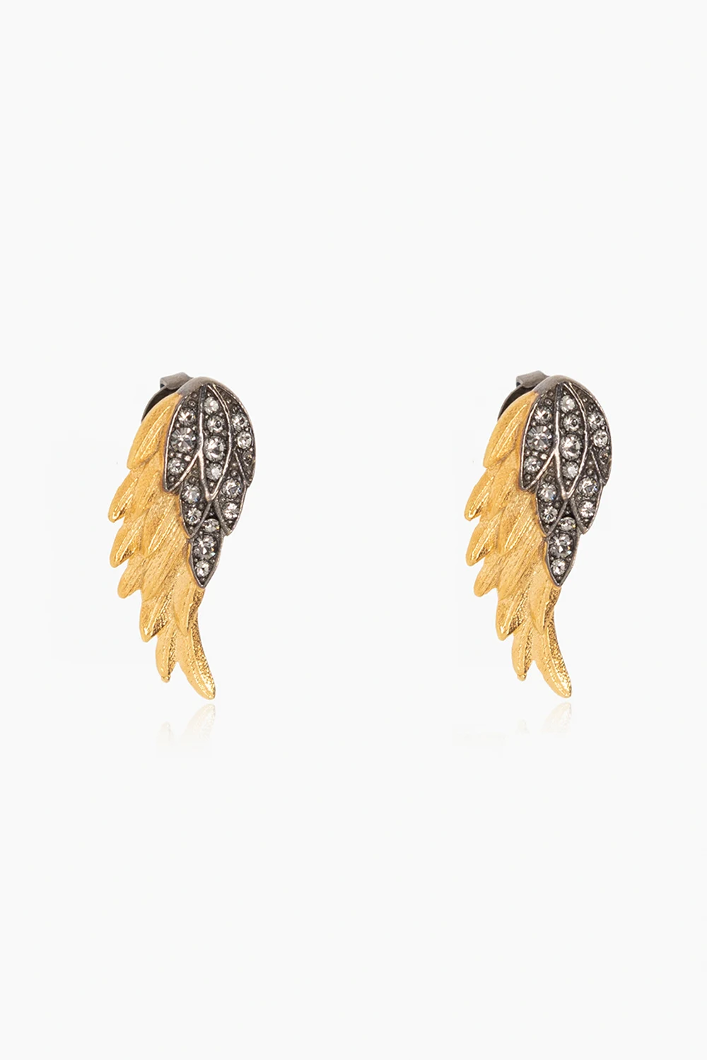 ‘Rock Feather’ earrings