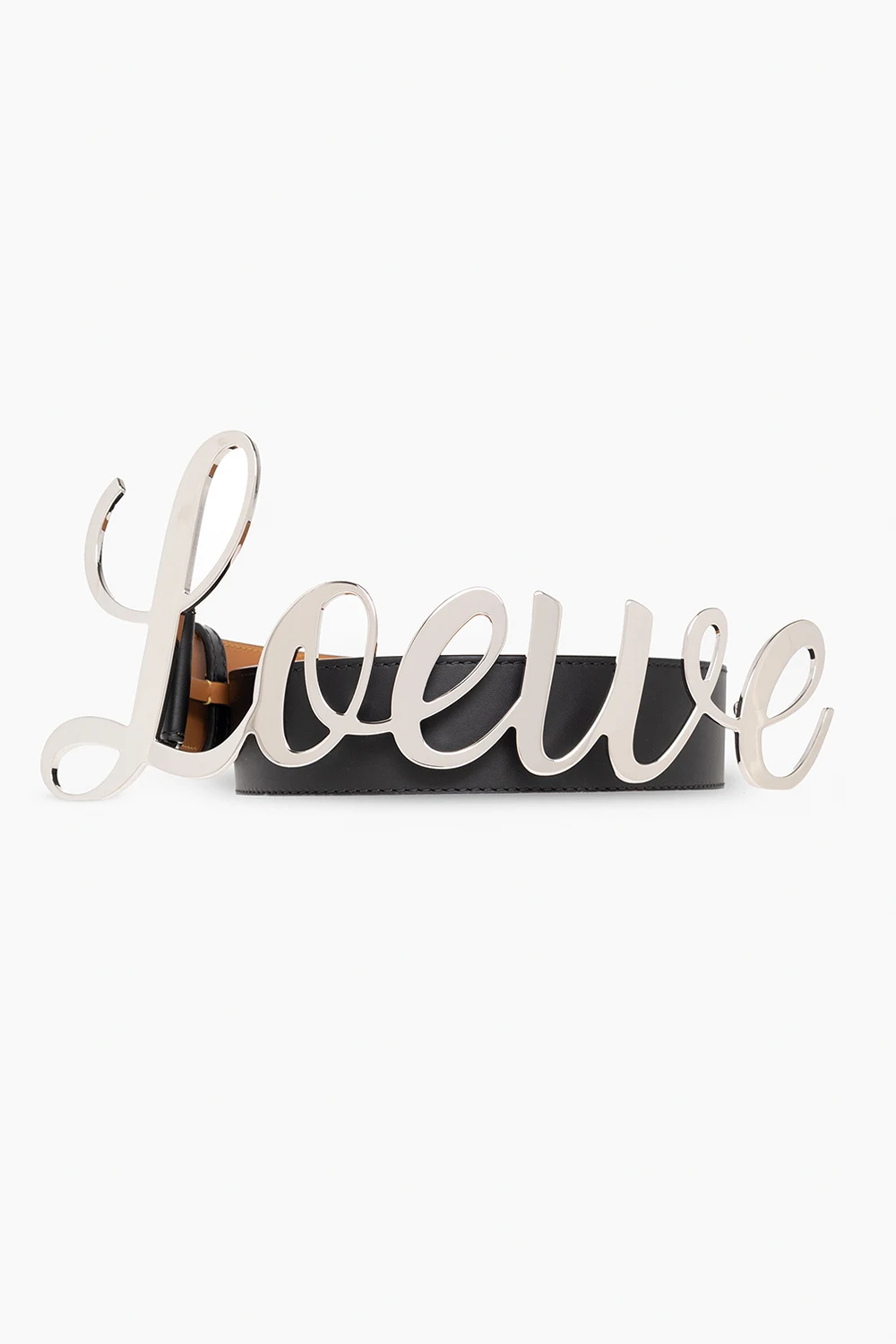 BLACK Belt with decorative buckle