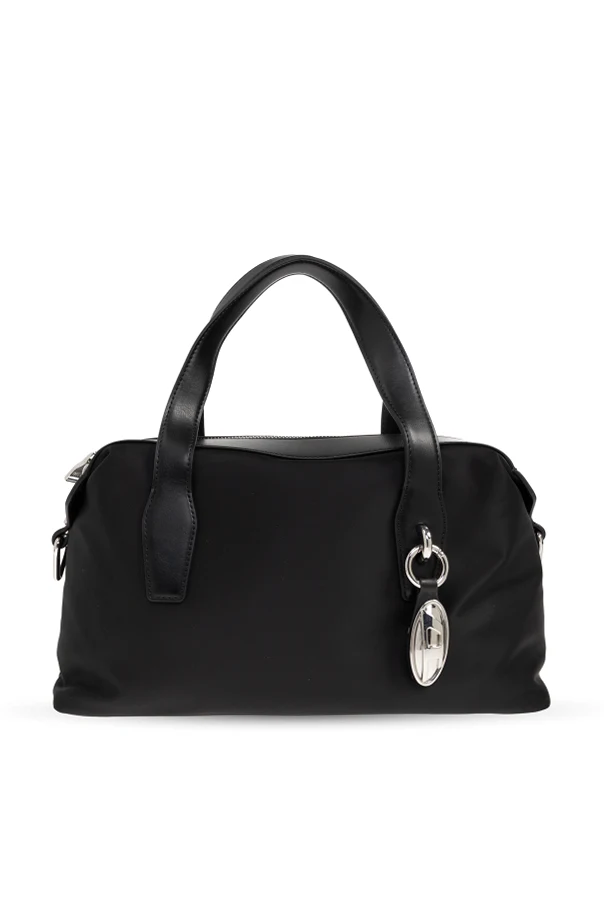 BLACK ‘FLAG-D TOPHANDLE’ handbag