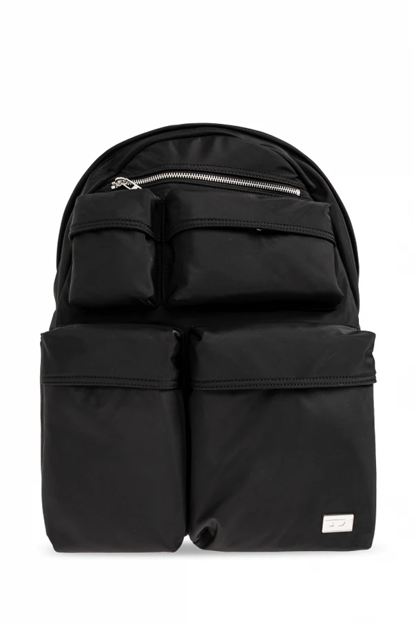BLACK Backpack ‘MULTI-PKTS’
