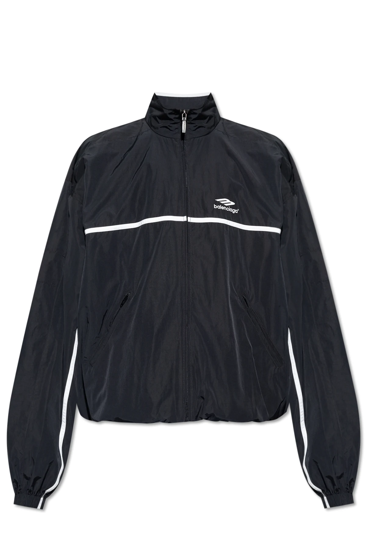 BLACK Tracksuit jacket with logo