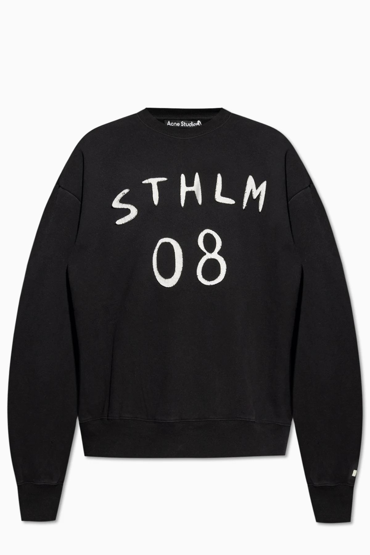 Sweatshirt from embroidered lettering