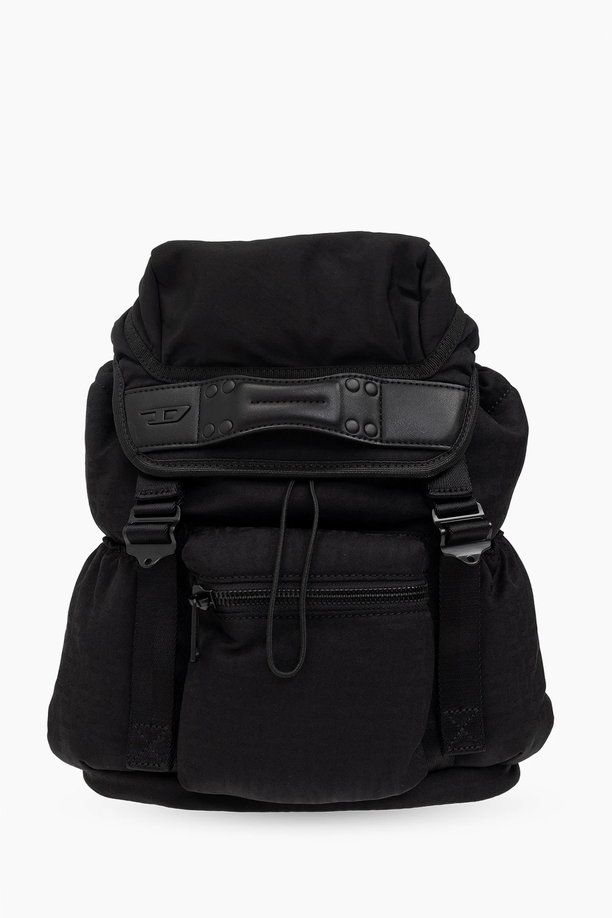 BLACK Monogrammed backpack