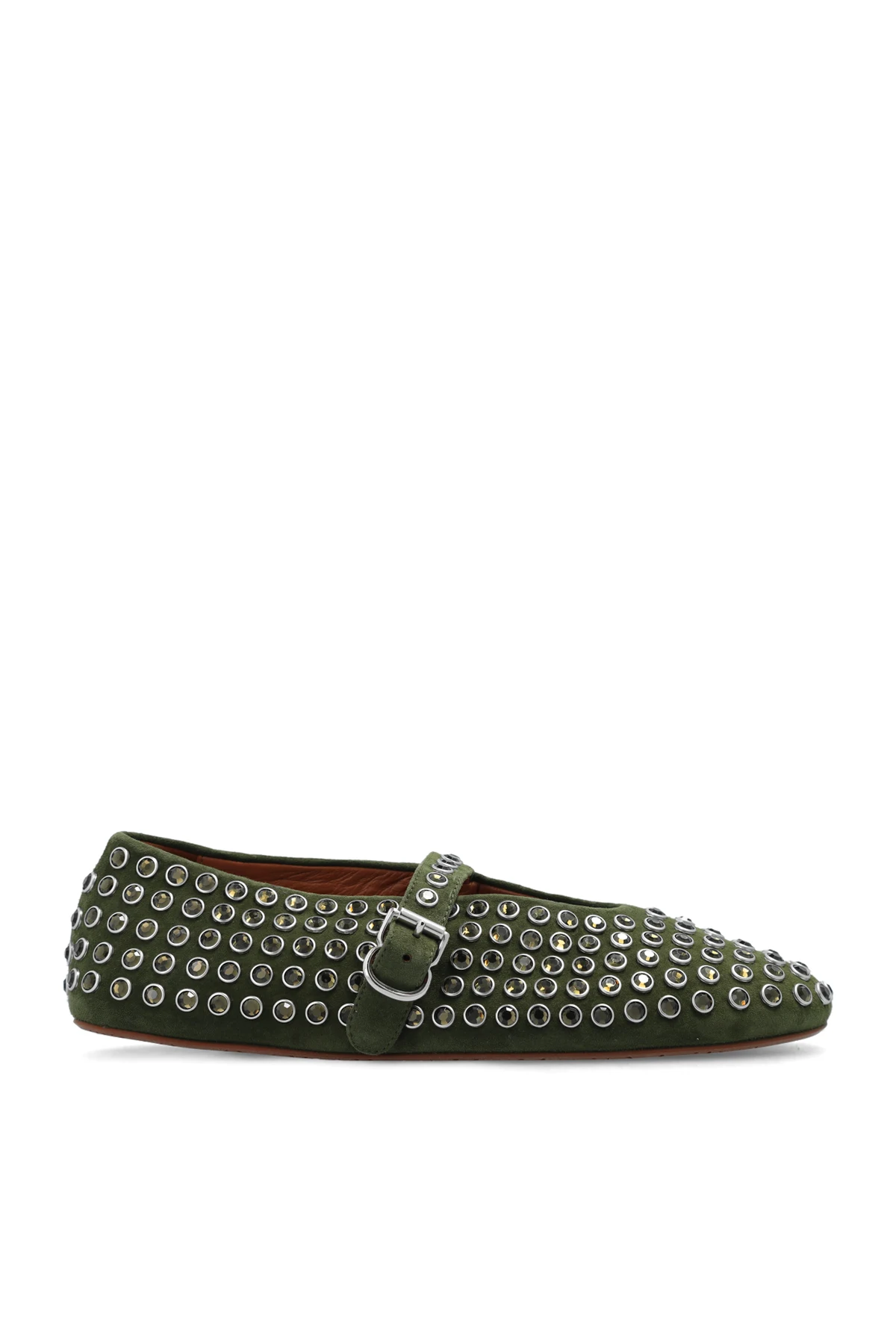 Suede ballet flats