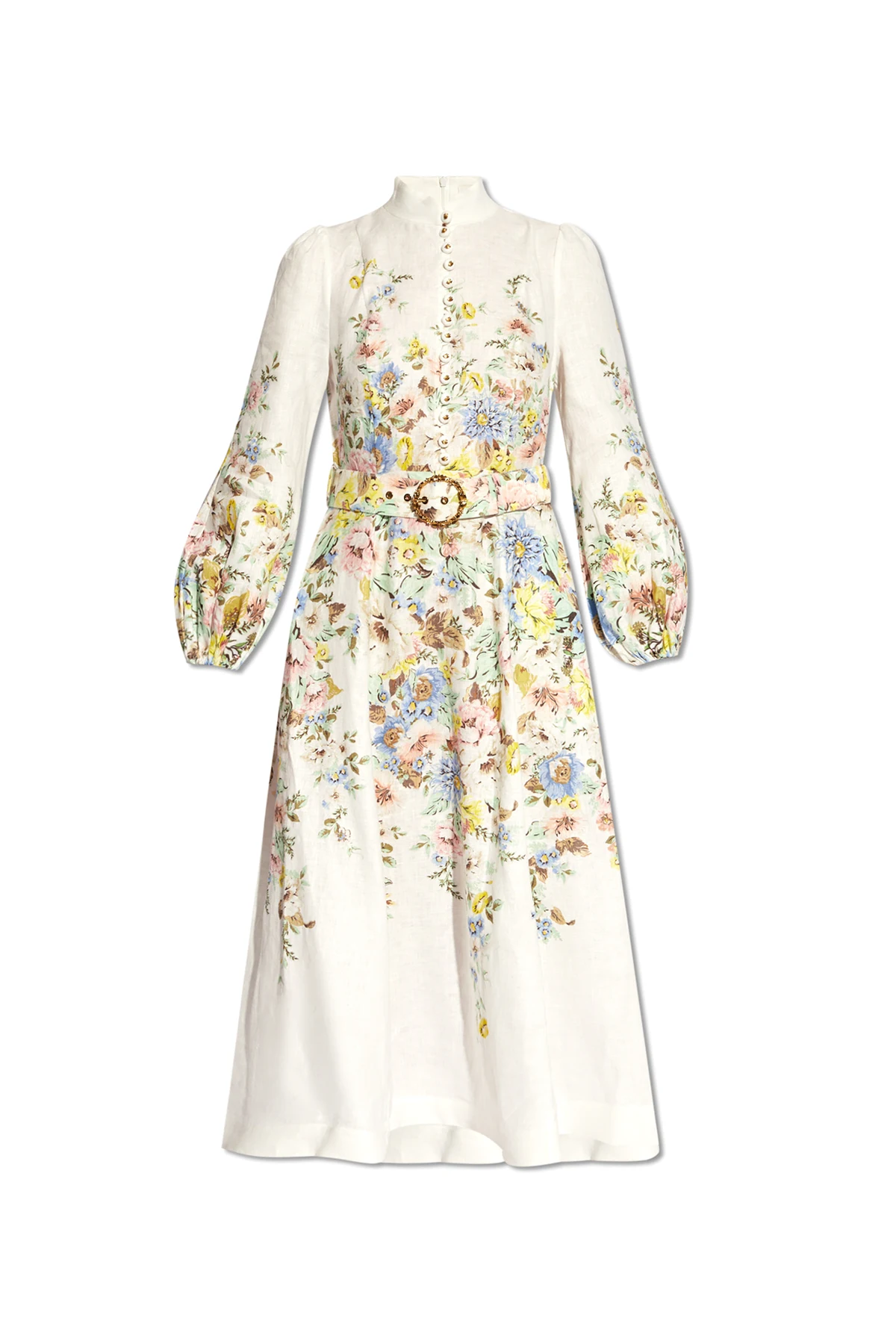 Dress with floral motif