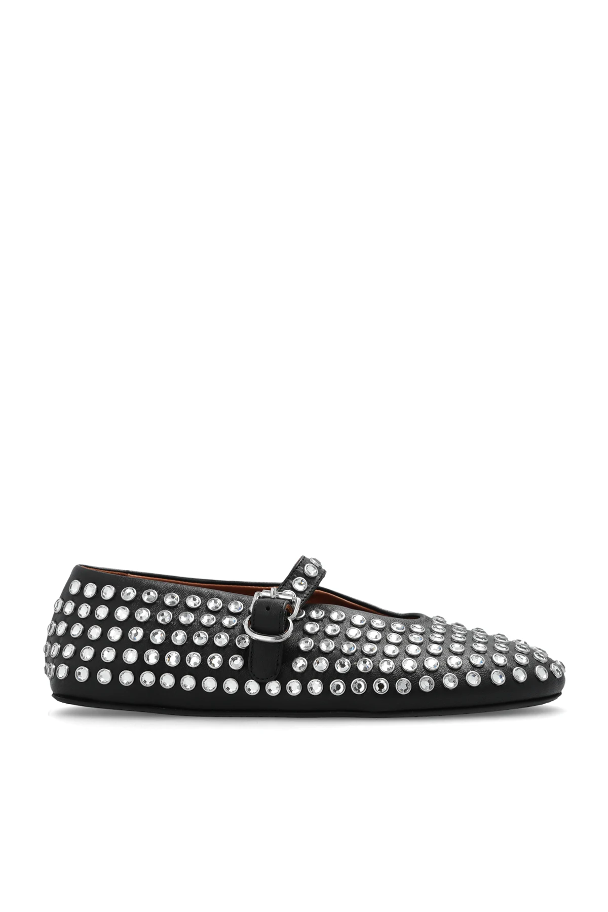 Leather ballet flats