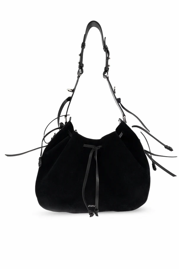 BROWN Suede shoulder bag ‘Bolton Hobo’