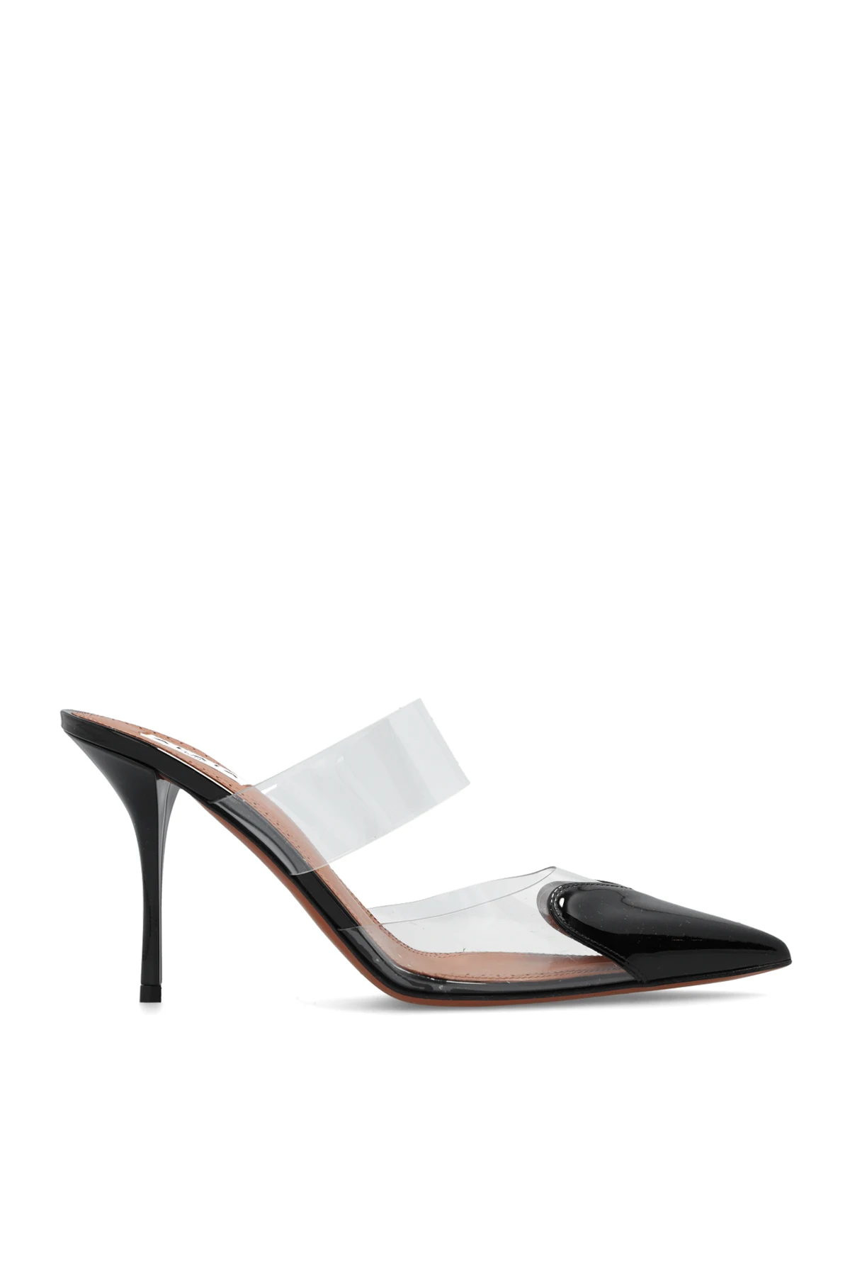 Mules with motif of heart
