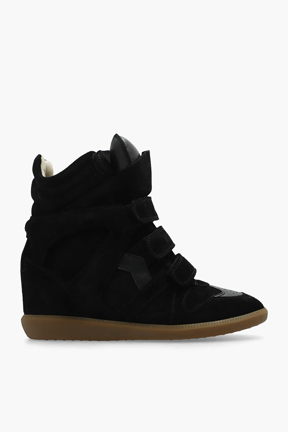 CZARNY Buty sportowe na koturnie 'Bekett’