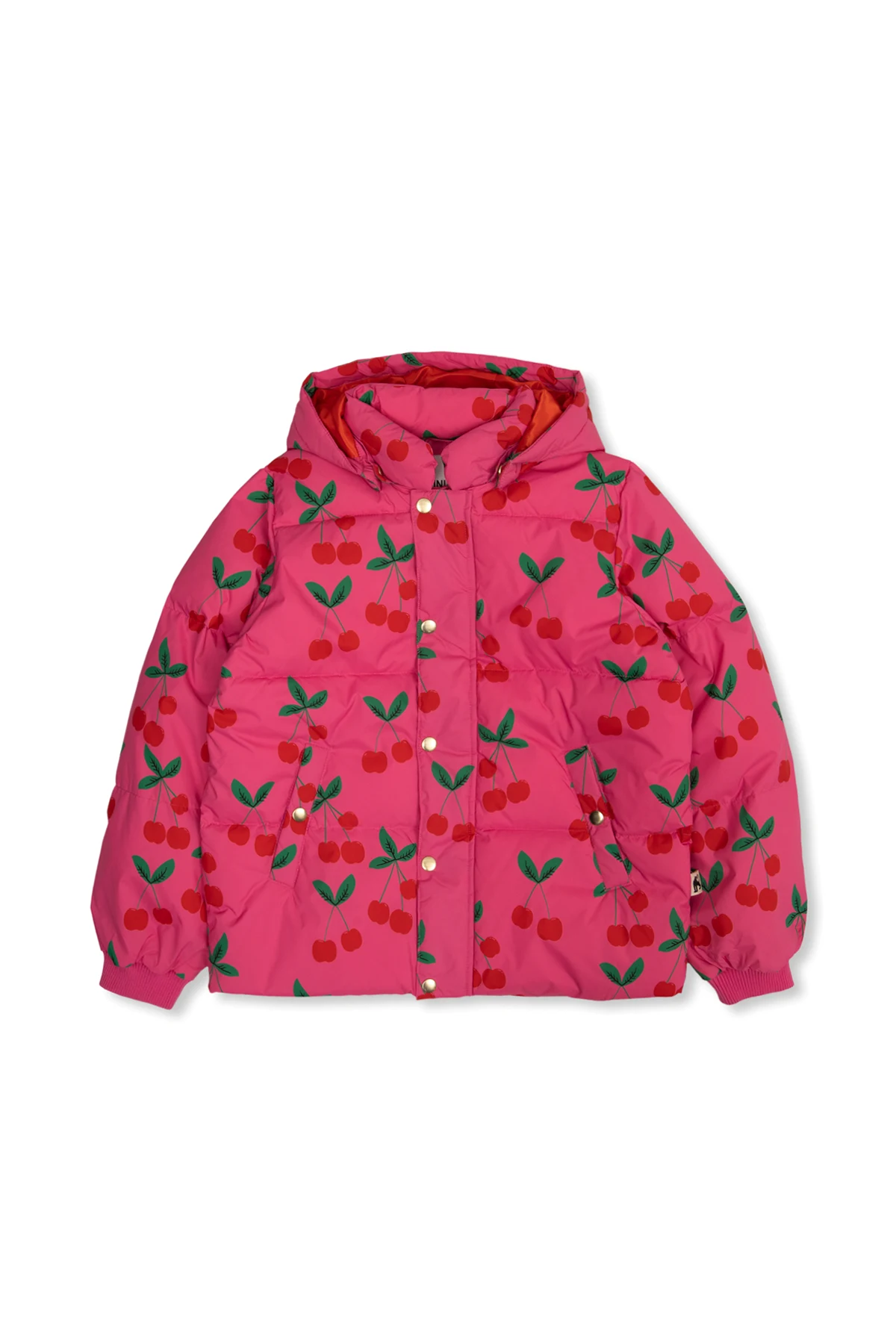 Pikowana kurtka z motywem owoców