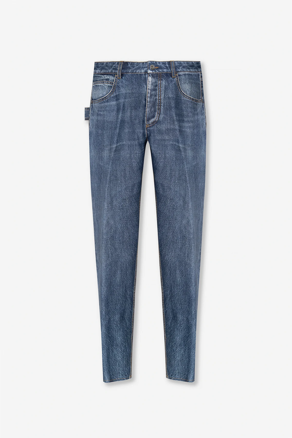 Spodnie z materiału imitującego jeans