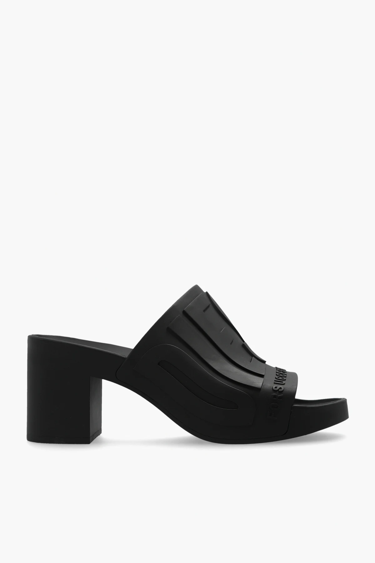 BLACK ‘SA-PAMELA’ heeled mules
