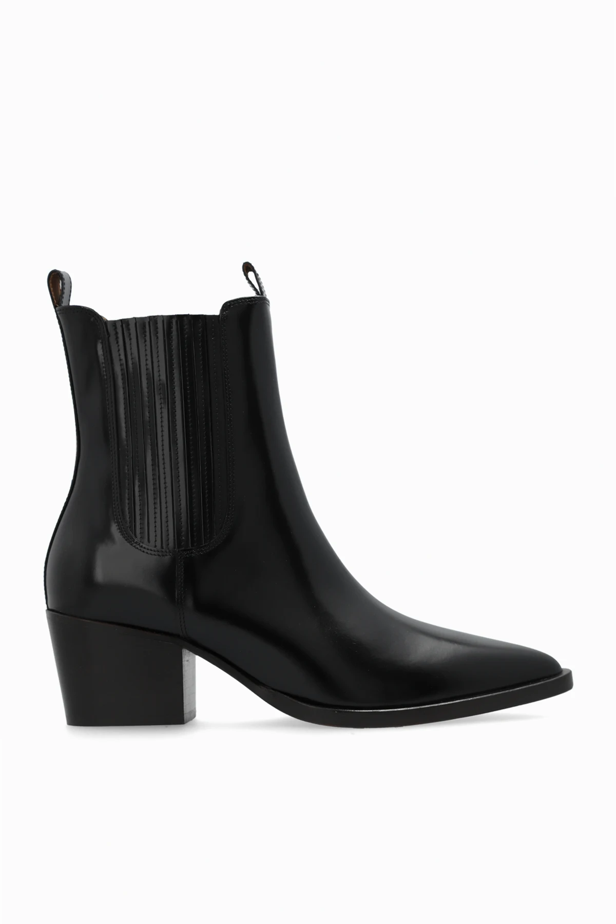 BLACK Heeled ankle boots