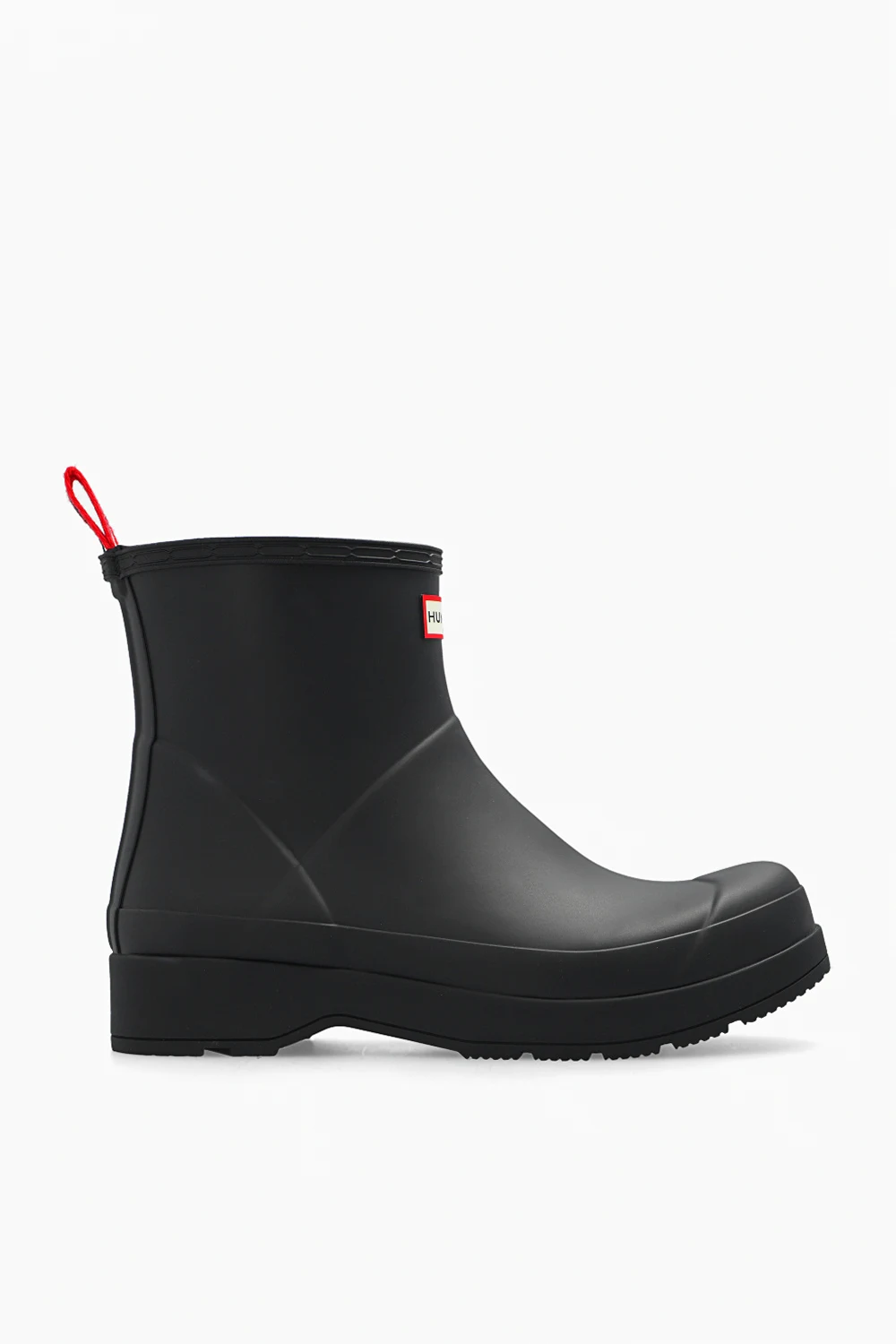 BLACK ‘Play Short’ rain boots
