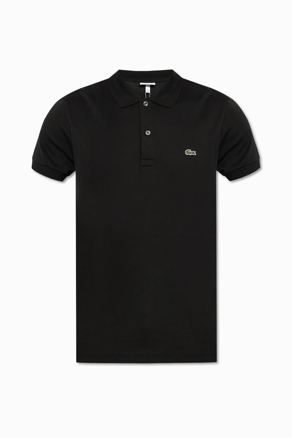 CZARNY Bawełniane polo