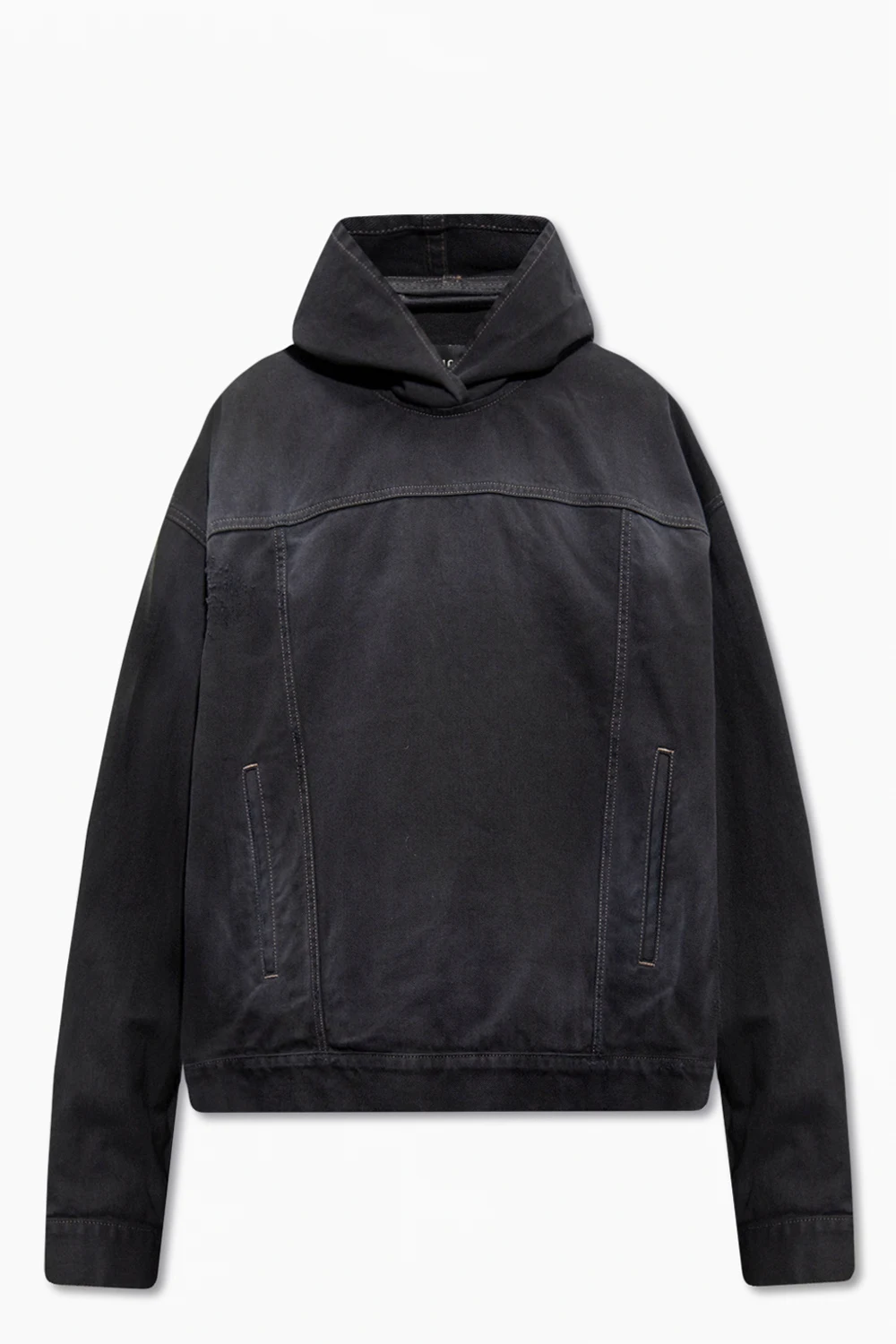 BLACK Denim hoodie