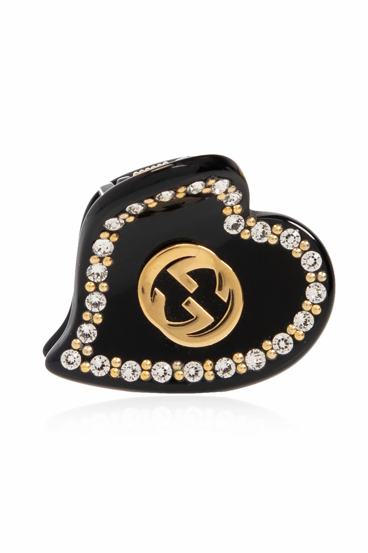 Heart-shaped hair clip