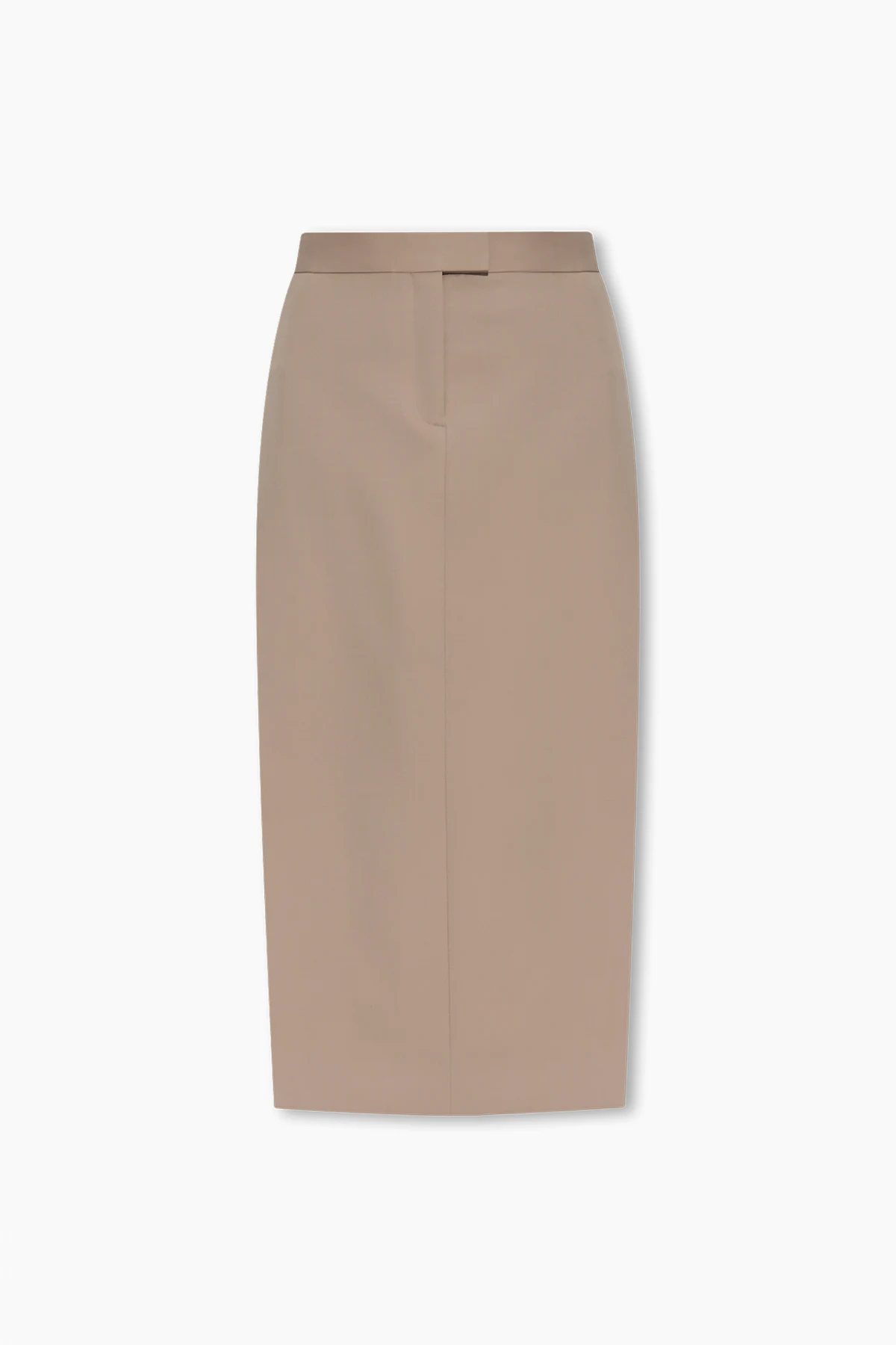 Wool skirt with slits
