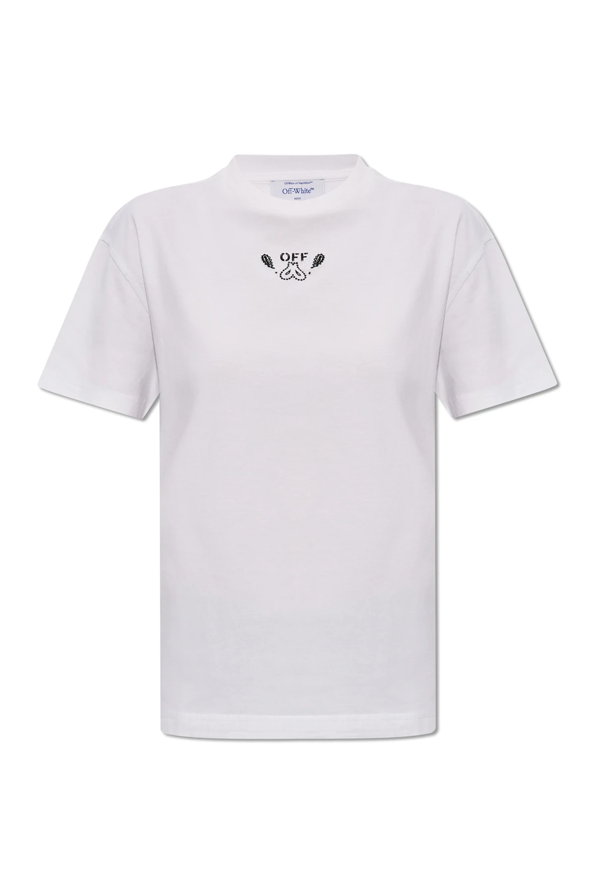 T-shirt with paisley motif