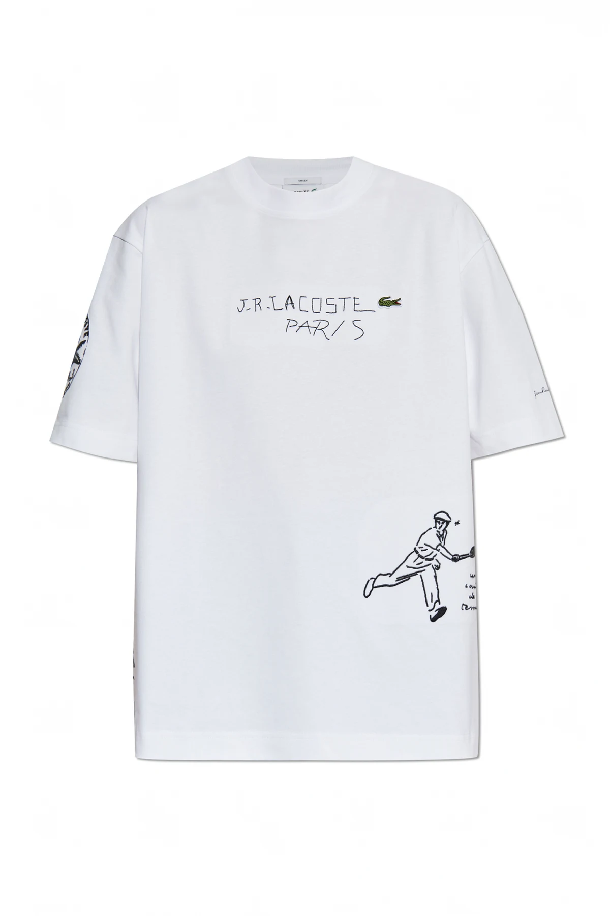 WHITE T-shirt with logo