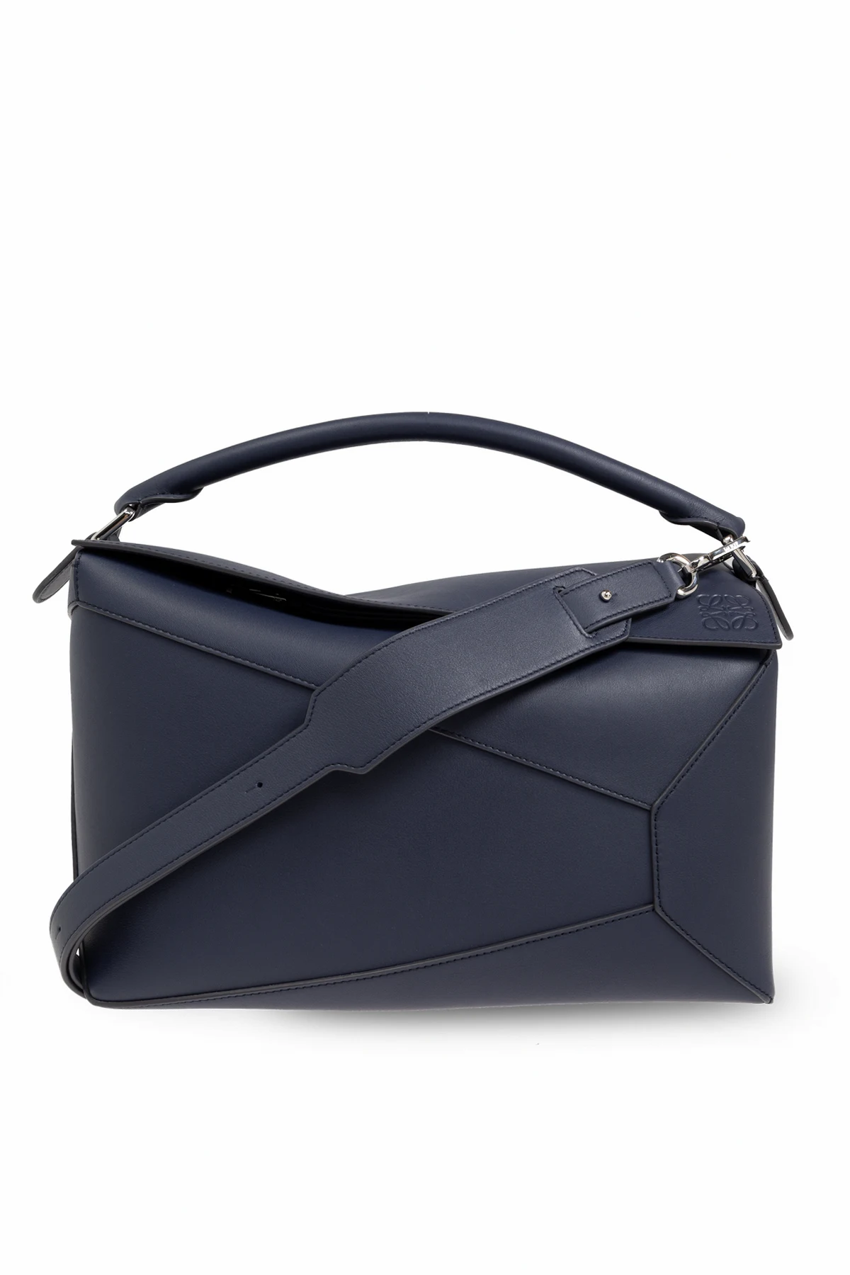 NAVY BLUE ‘Puzzle Large’ shoulder bag