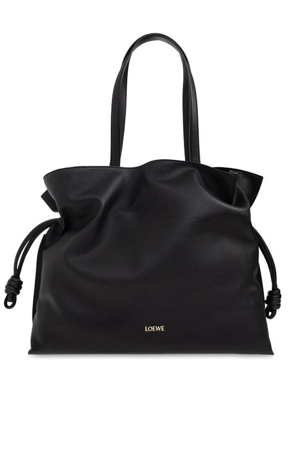 CZARNY Torba ‘Flamenco XL’ typu ‘shopper’