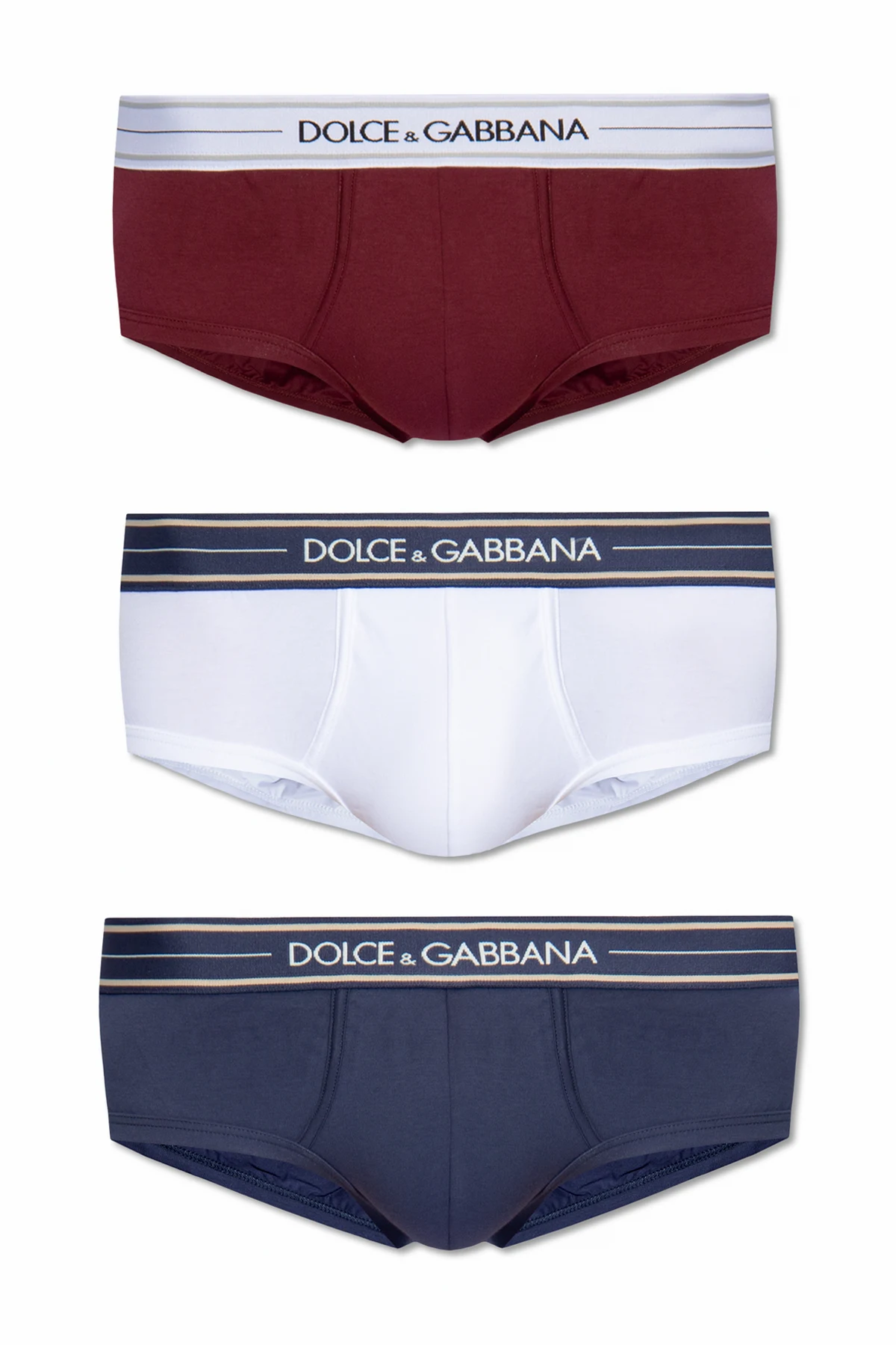 Branded briefs three-pack
