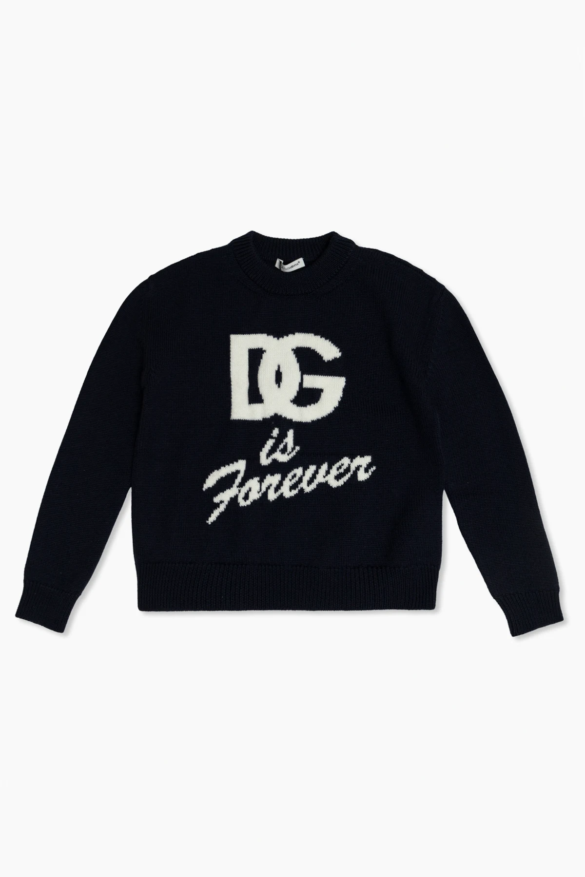 MARINEBLAU Pullover mit Logo