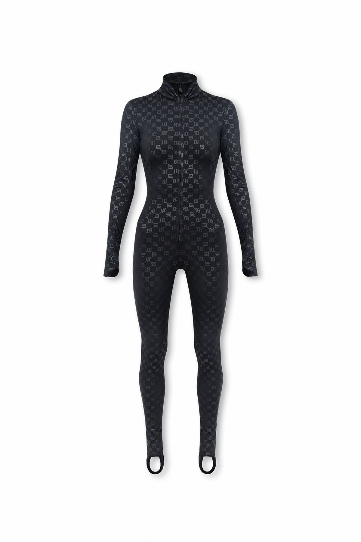 BLACK Jumpsuit with monogram