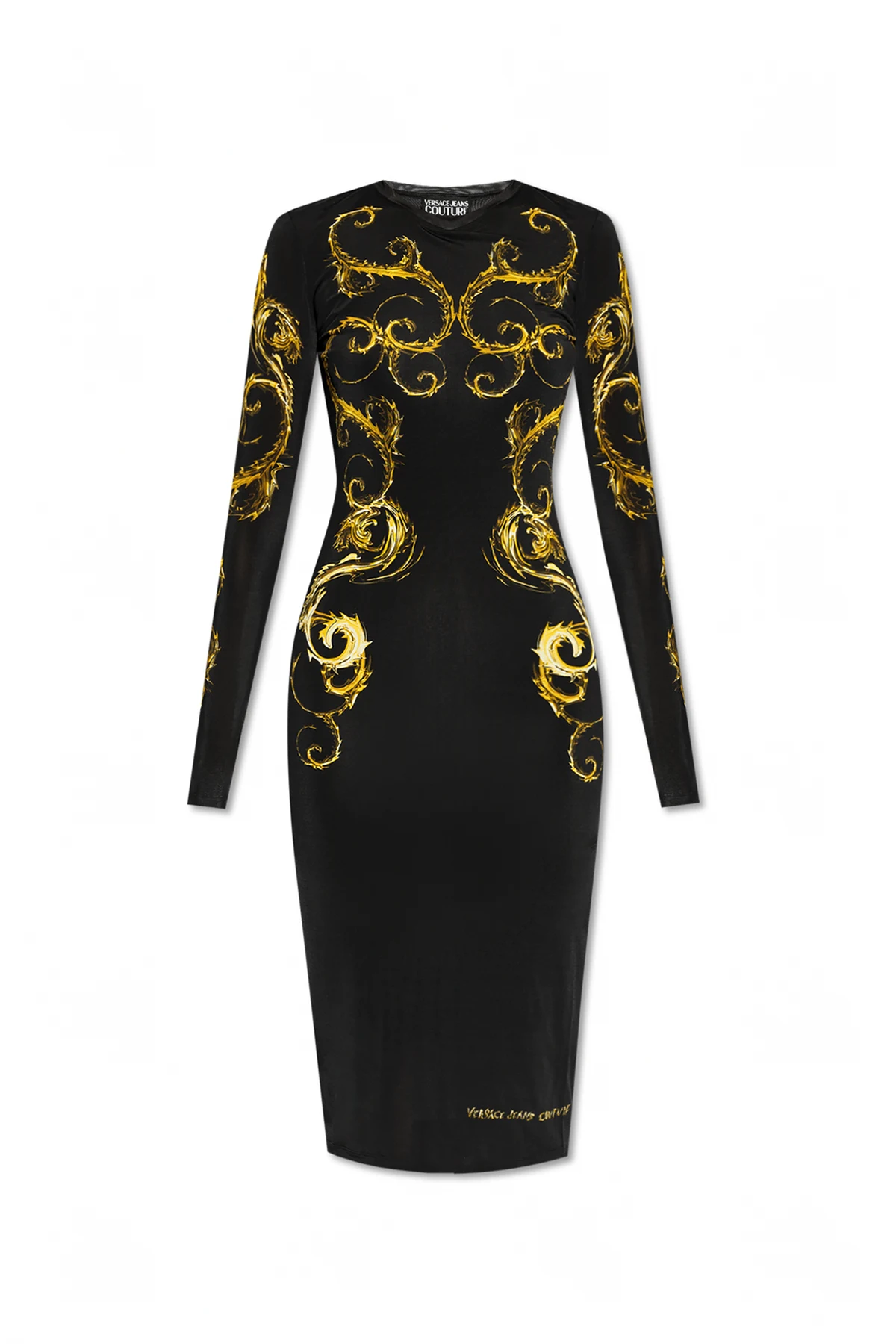 BLACK Dress with pattern