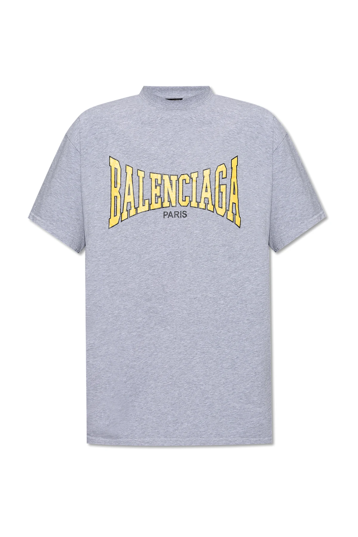 GREY T-shirt with printed logo