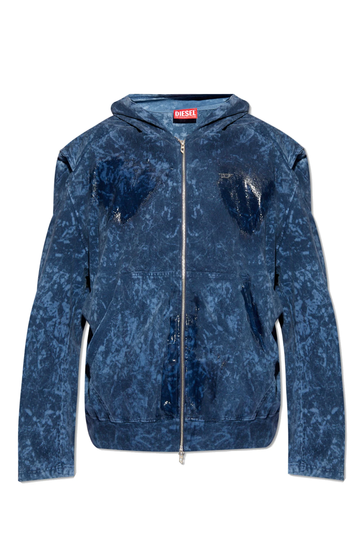 NAVY BLUE ‘S-MIKA-ZIP’ hoodie