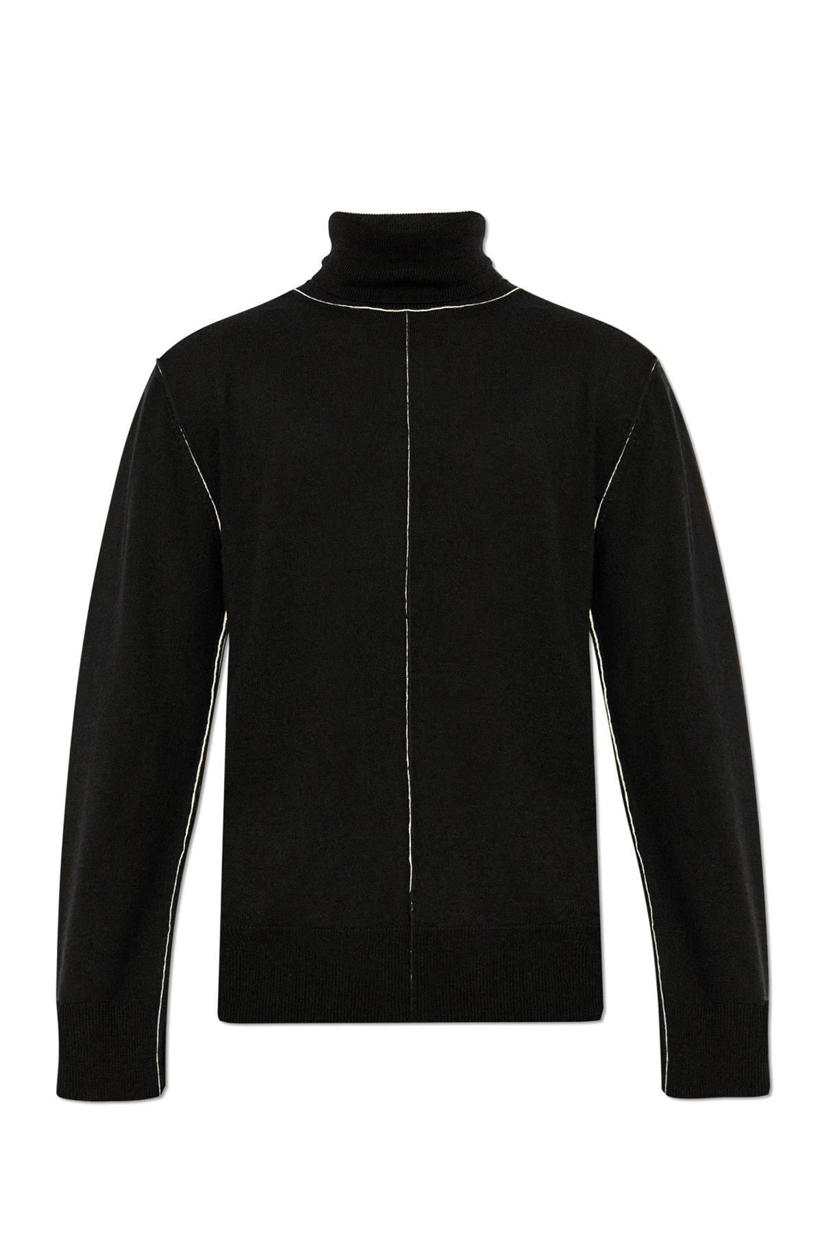 BLACK Woolen turtleneck