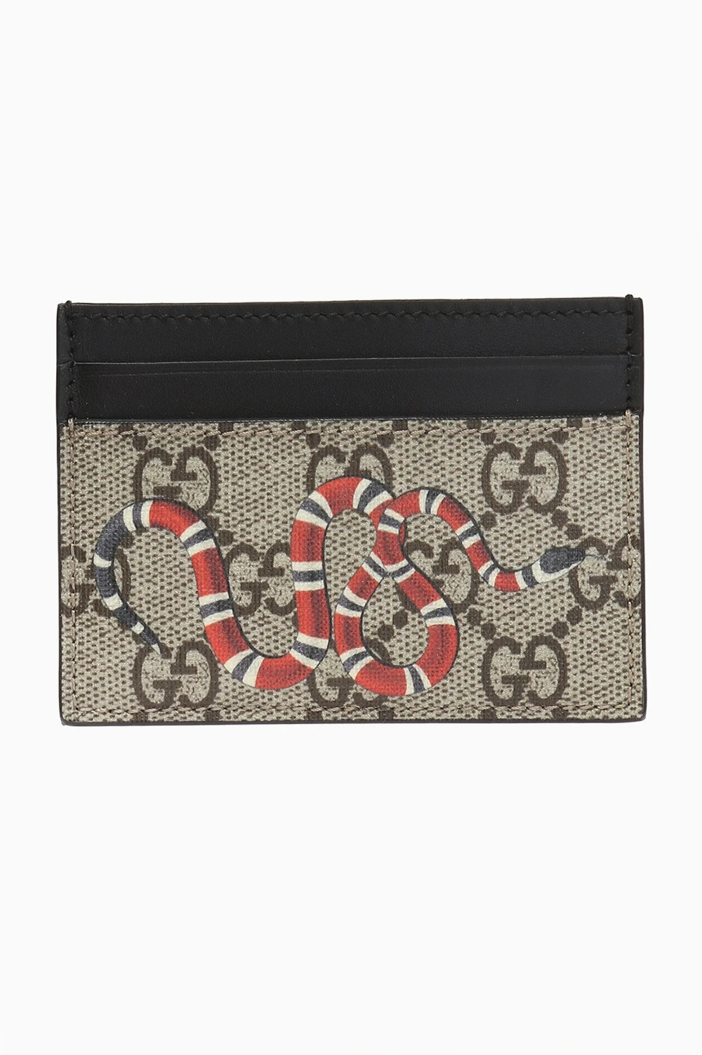 Card case with a snake motif