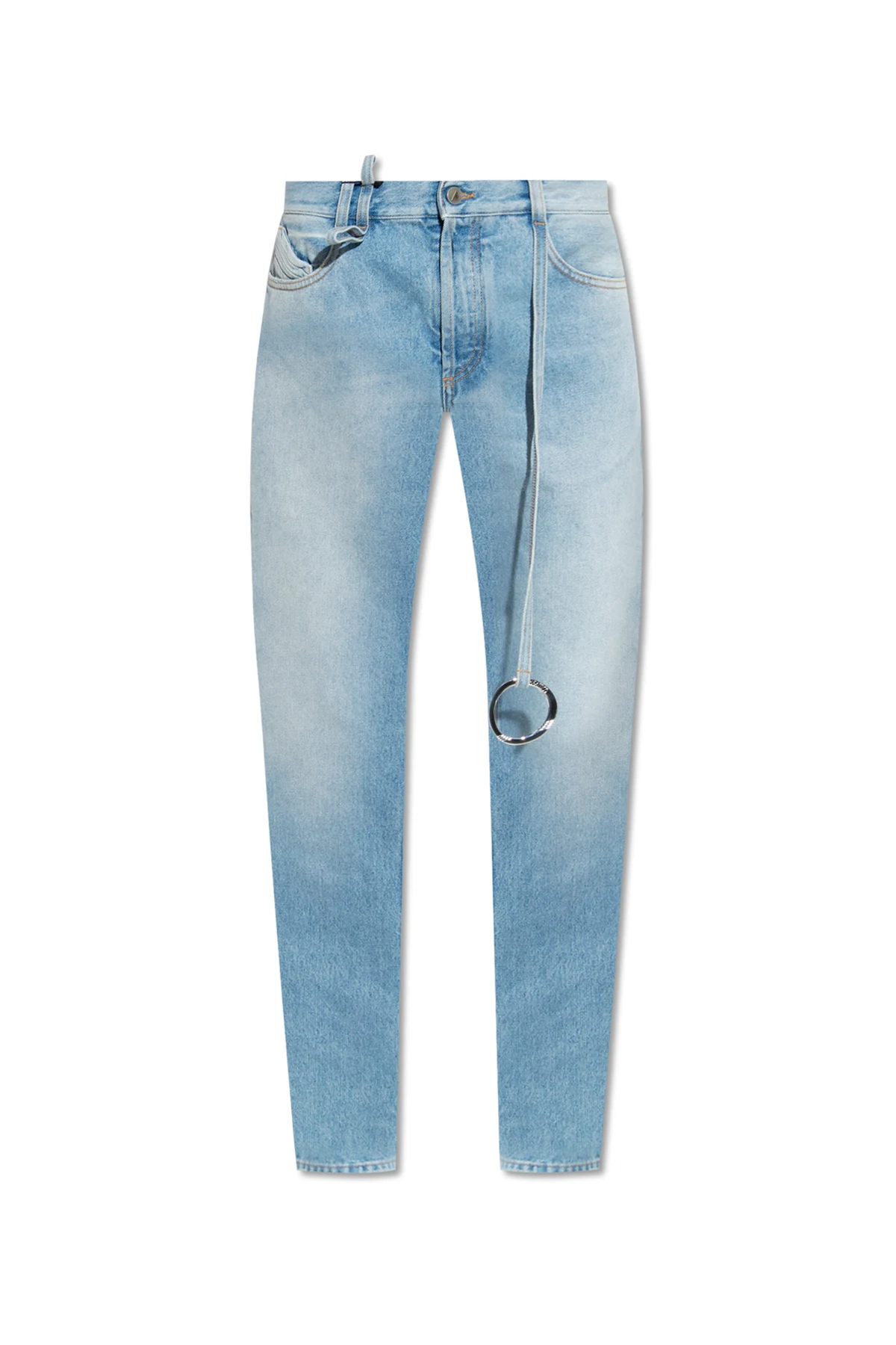 Distressed jeans