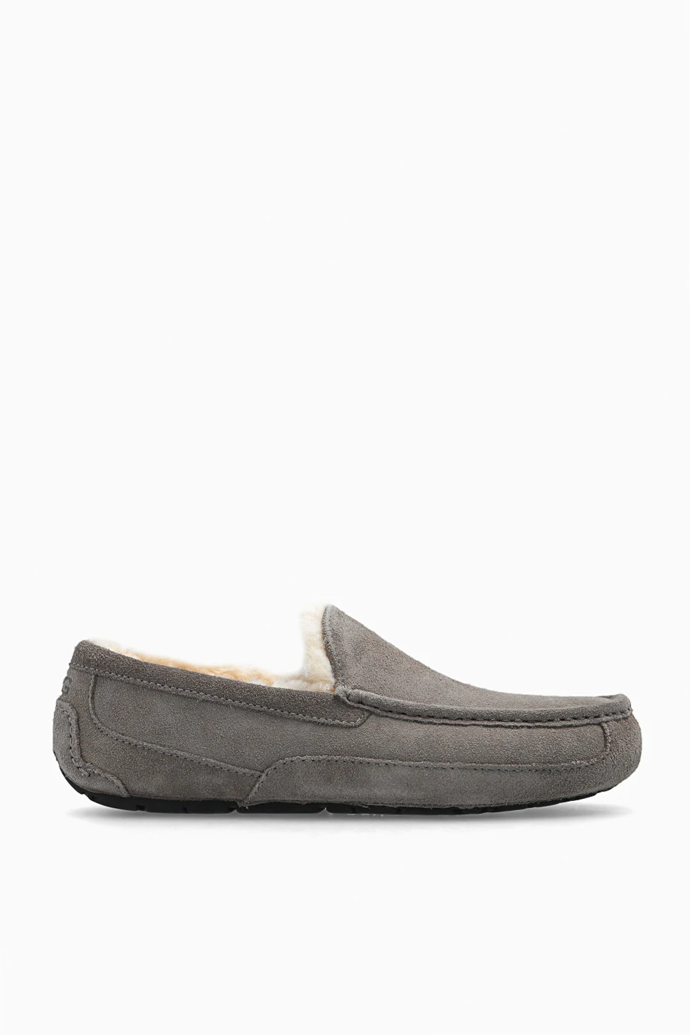 GREY ‘Ascot’ shearling moccasins